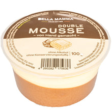 Lade das Bild in den Galerie-Viewer, Zwei Schichten Schokolade, unten dunkel, oben weiß; im Double Mouse Becher
