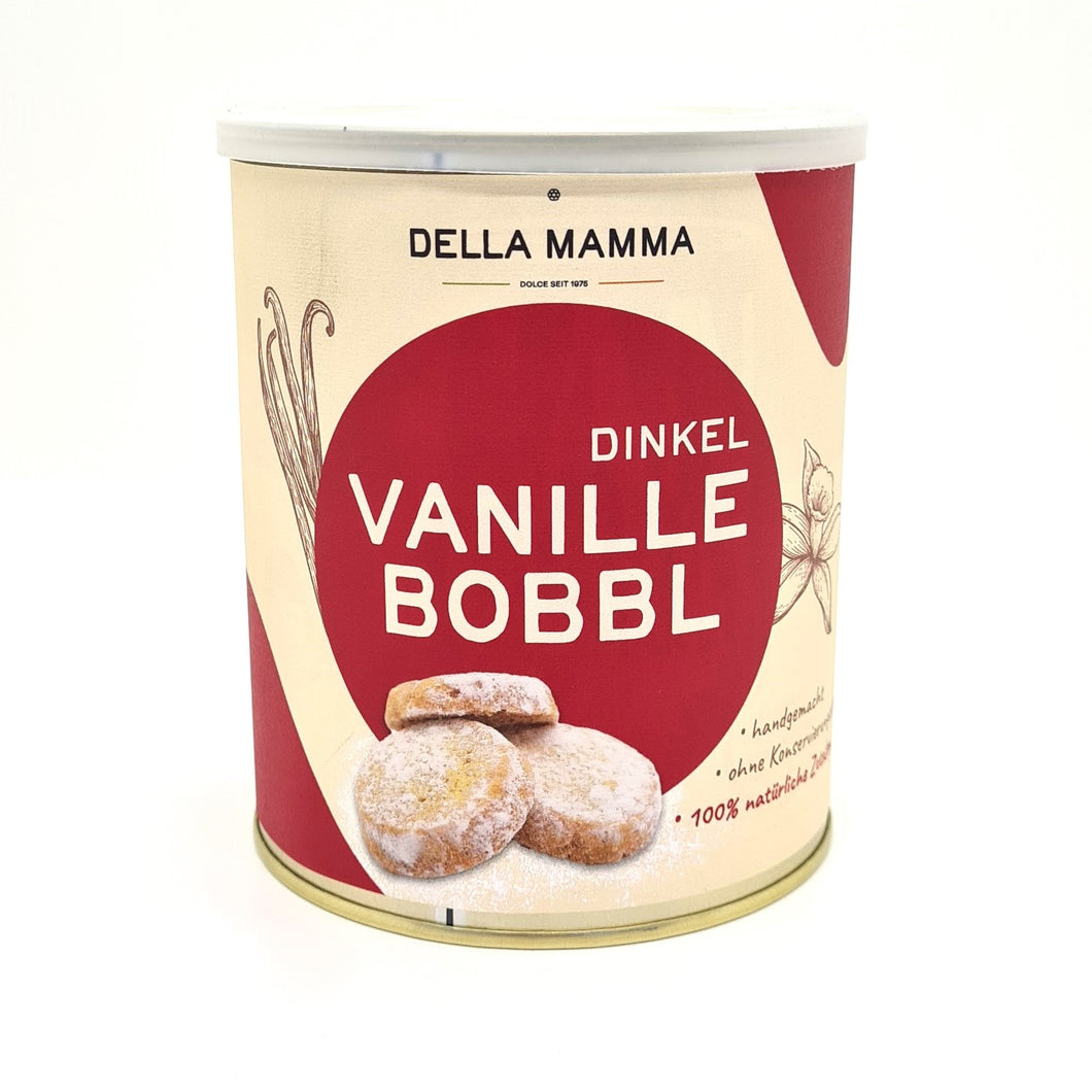 Eine Dose Dinkel Vanille Bobbl