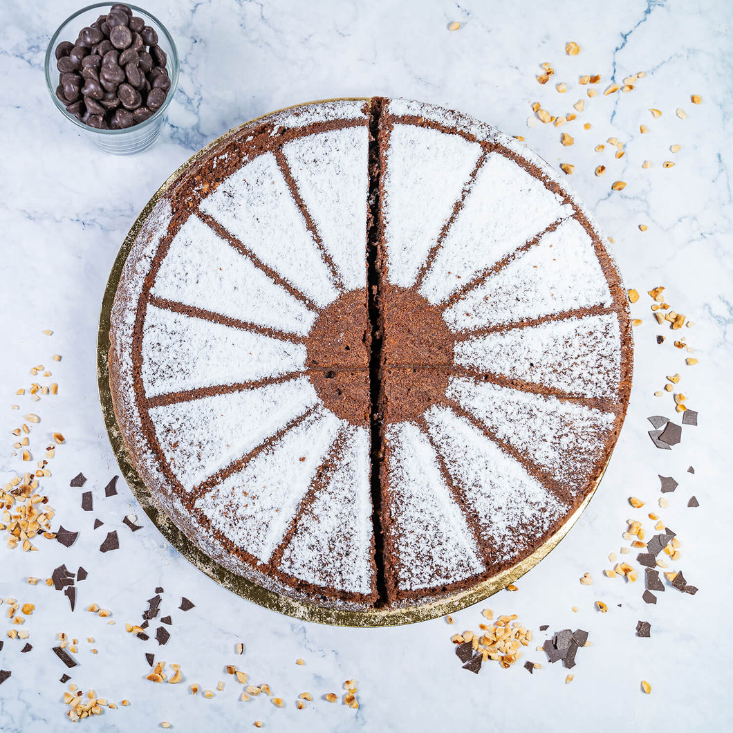 Schoko-Haselnuss Kuchen